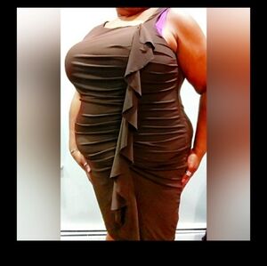 🍫💲🖐🏾/CATO Dress 24W Brown sleeveless